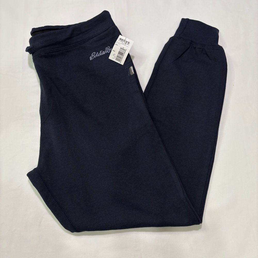 Eddie Bauer Blue Jogger Sweatpants Elastic Waistband
